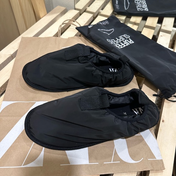 ZARA FOLDABLE QUILTED SLIPPERS - Picture 3 of 7